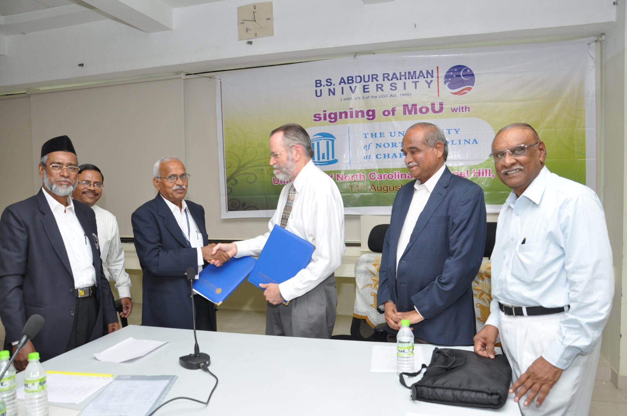 MoU Signing with University of North Carolina