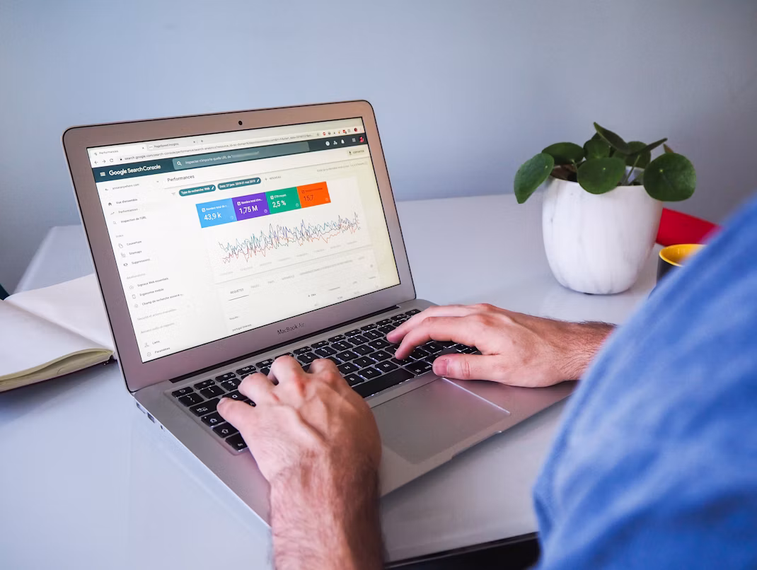 Search engine optimization analytics and website performance