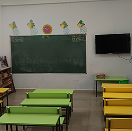 Smart classroom at Aakrutii School