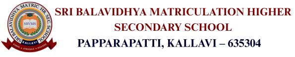 Sri Balavidhya School Logo