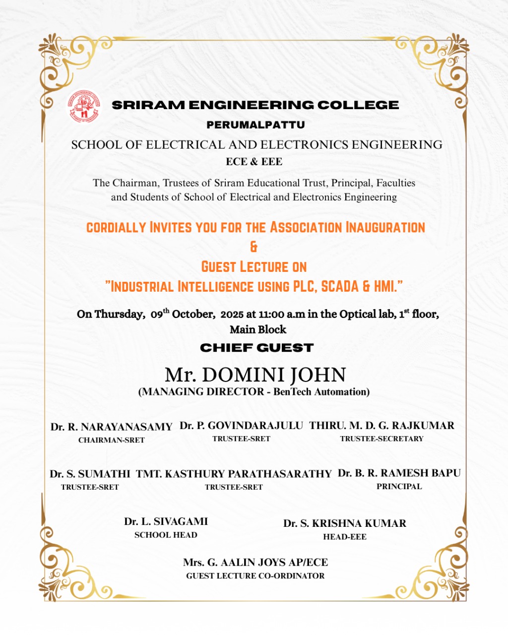 ECE & EEE Association Inauguration Image 2