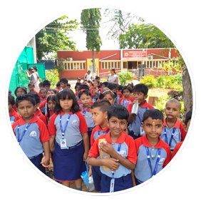 Students at Aakrutii School