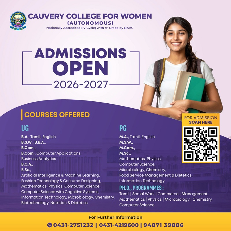 Admissions Open 2026-2027