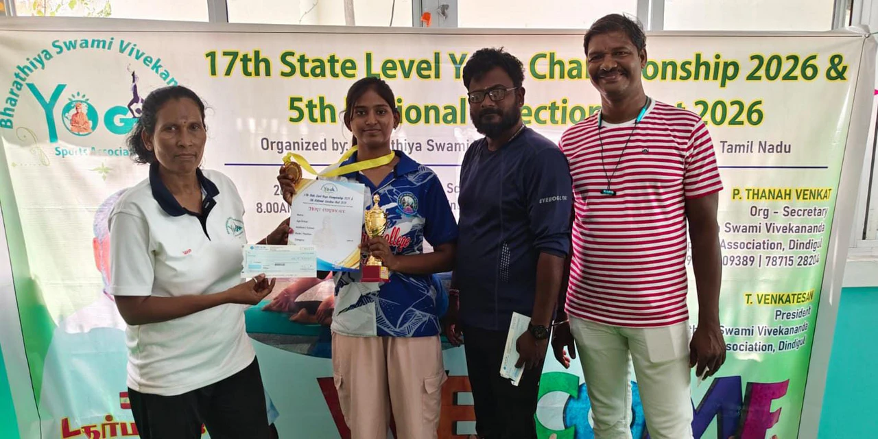 Abarna Sree S. State-Level Yoga Championship Winner