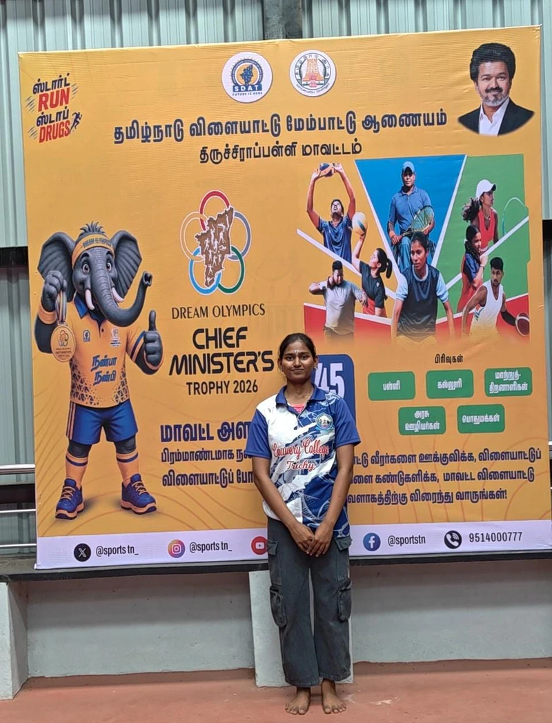 Abarna Sree S. District-Level Yoga Competition Winner