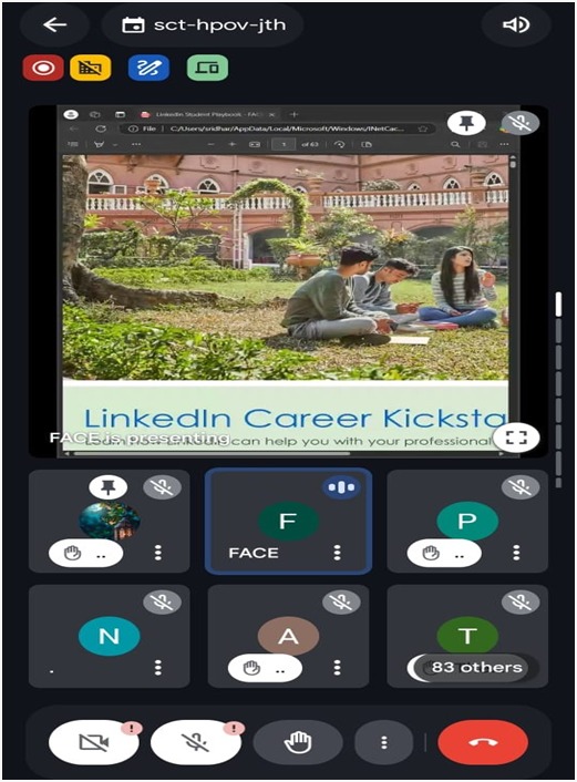 Virtual workshop training activity